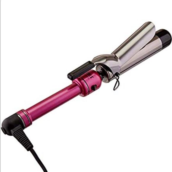 NWOT Hot Tools Pink Titanium 1 1/2” Curling Iron - Picture 1 of 6